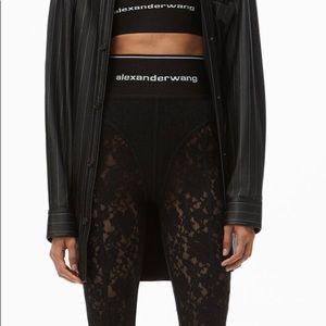 Alexanderwang elastic lace legging